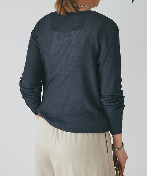 「un dix cors」 長袖ニット FREE ブラック レディース_画像5