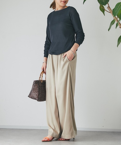 「un dix cors」 長袖ニット FREE ブラック レディース_画像8