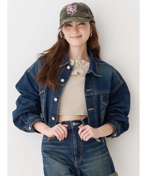 EVRIS（エヴリス） デニムジャケット gジャン ヴィンテージライク