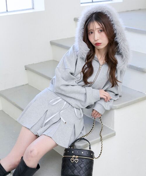 MAJESTIC LEGON（マジェスティックレゴン） スカート プリーツラメ