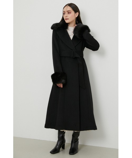 「rienda」 チェスターコート MEDIUM ブラウン レディース_画像6