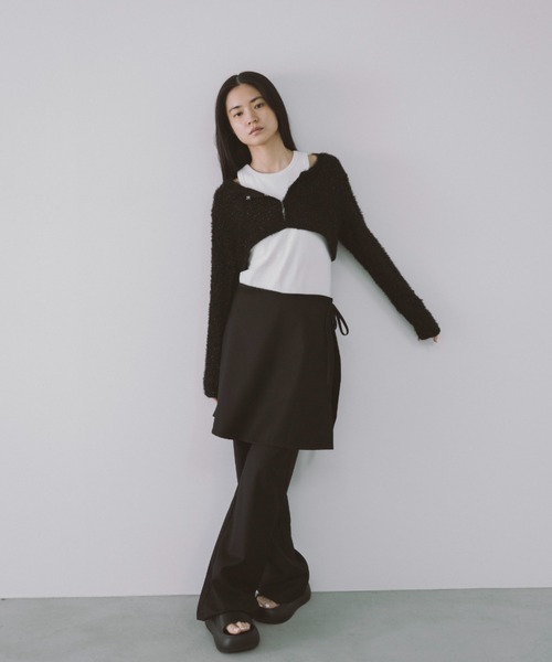 「duei」 ボレロ FREE ブラウン レディース_画像2