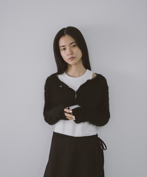 「duei」 ボレロ FREE ブラウン レディース_画像3