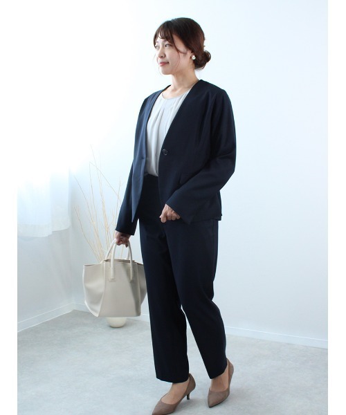 「MB mint breeze」 パンツ 4L グレー レディース_画像3