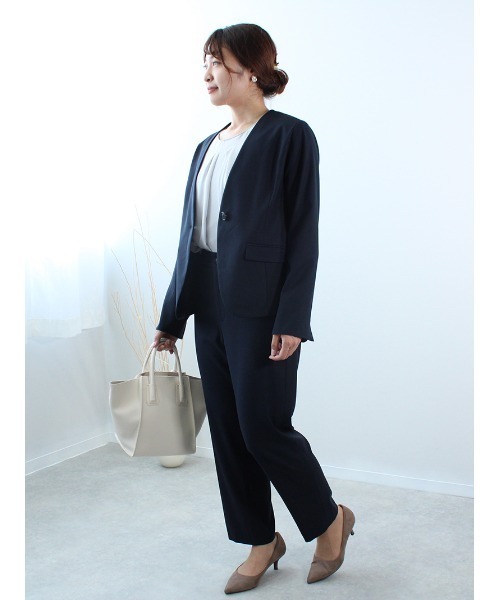 「MB mint breeze」 パンツ 4L グレー レディース_画像4