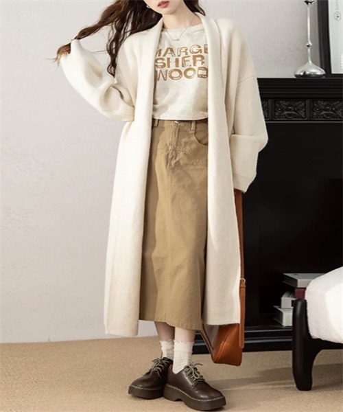 「Dream garden」 カーディガン FREE モカ レディース_画像3