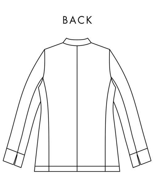 「IEDIT」 テーラードジャケット MEDIUM ネイビー レディース_画像2