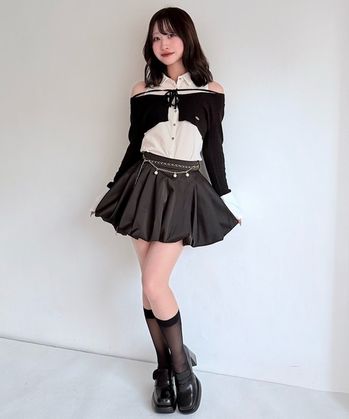 NOMAE（ノーマエ） スカート チェーンベルトバルーンスカパン