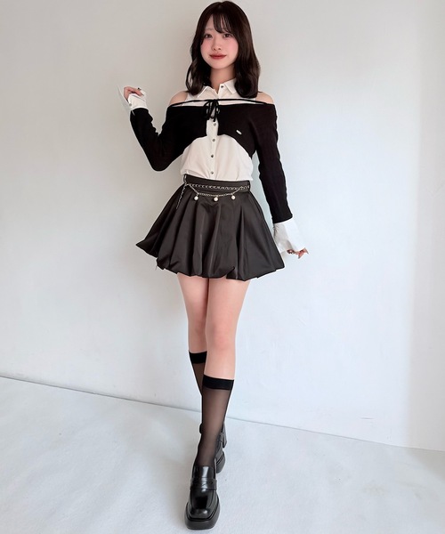 NOMAE（ノーマエ） スカート チェーンベルトバルーンスカパン