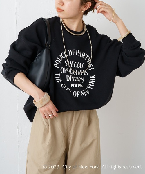 「Omekashi」 「GOOD ROCK SPEED」スウェットカットソー FREE ブラック レディース_画像4