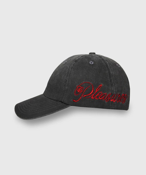 PLEASURES（プレジャーズ） キャップ 帽子 SCRAWL POLO CAP ウォッシュ
