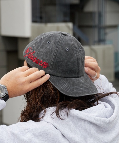 PLEASURES（プレジャーズ） キャップ 帽子 メンズ SCRAWL POLO CAP