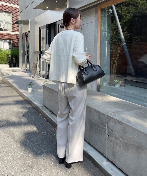 「fredy emue」 ニットカーディガン 38 オフホワイト レディース_画像5