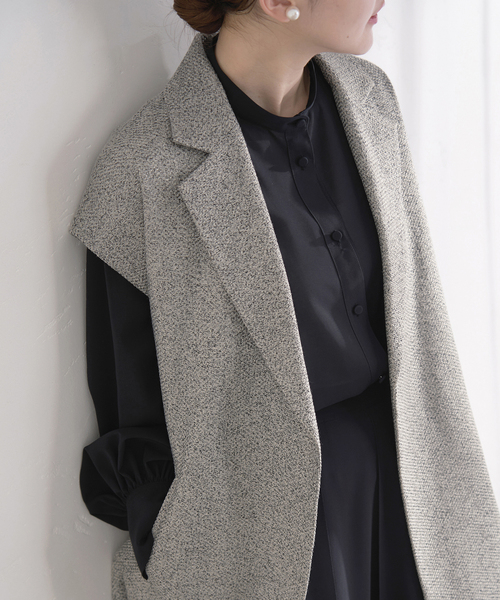 IENA（イエナ） ベスト ジレ ＆NAVY ツイーディーサッシュジレ