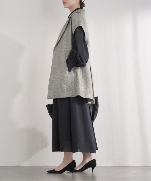 IENA（イエナ） ベスト ジレ ＆NAVY ツイーディーサッシュジレ