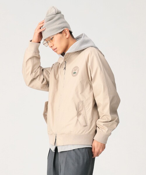ラコステ LACOSTE ブルゾン ベージュ FR48 未使用 春アウター LACOSTE（ラコステ） ブルゾン アウター 「別注」LACOSTE / スタンド