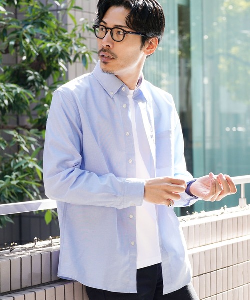 JIGGYS SHOP（ジギーズショップ） シャツ ボタンダウン オックスシャツ