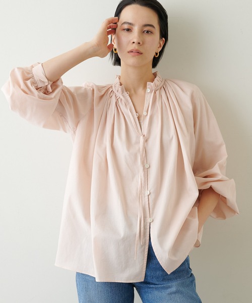 Whim Gazette(ウィム ガゼット) 長袖ネルシャツ FREE ピンク Whim Gazette(ウィム ガゼット) 長袖ネルシャツ FREE ピンク