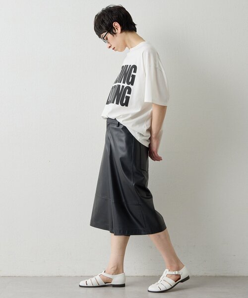Whim Gazette（ウィム ガゼット） tシャツ KIDDINGロゴTシャツ