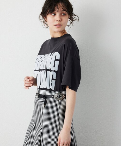 ★ゆきまつり★ウィム ガゼット GAZETTEロゴ 半袖Tシャツ 二枚 GAZETTEロゴ Tシャツ | Whim Gazette(ウィム ガゼット)レディース