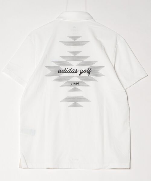 adidas（アディダス） ポロシャツ 半袖 バックプリント半袖ポロシャツ