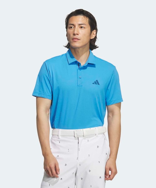 adidas（アディダス） ポロシャツ バックプリント半袖ポロシャツ