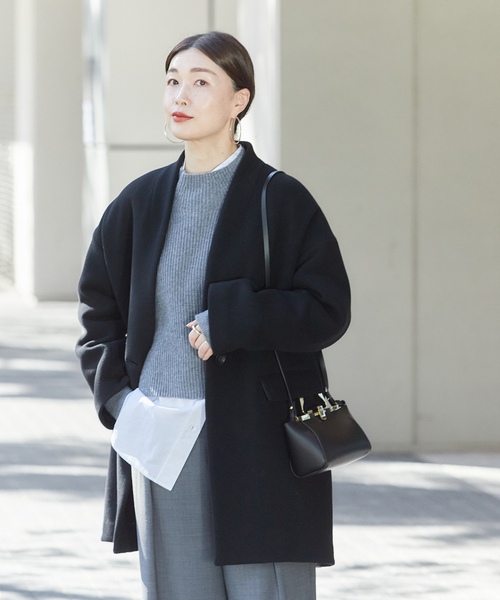 JOURNALSTANDARD L'ESSAGE ノーカラーコート journal standard L'essage（ジャーナルスタンダード レサージュ