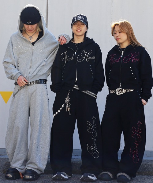 ATMARK ワイドパンツ スウェットパンツ ジャージ 「2サイズ展開