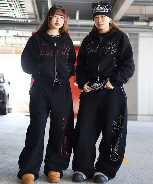 ATMARK ワイドパンツ スウェットパンツ ジャージ 「2サイズ展開