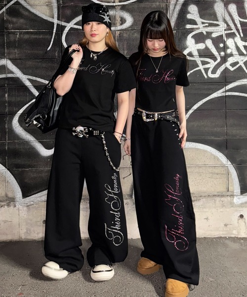 ATMARK ワイドパンツ スウェットパンツ ジャージ メンズ レディース