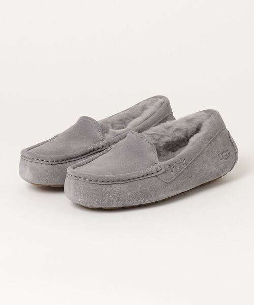 UGG グレー モカシン シューズ UGG Australia（アグオーストラリア） 「UGG」 モカシンシューズ 22cm