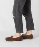「UGG」 モカシンシューズ 22cm グレー...の詳細画像1
