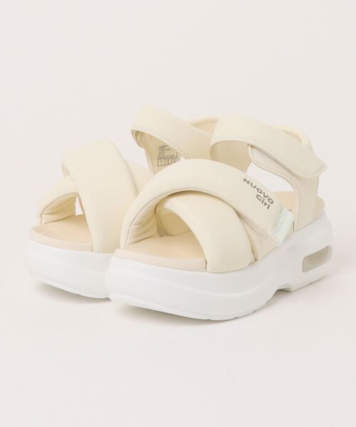NUOVO（ヌオーヴォ） サンダル 19-24 MARIE マリー N9393J WHITE