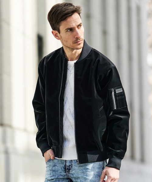 ベルベット　ma1 BELVET – Jacket Bomber MA-1 Faded ジャケット・アウター