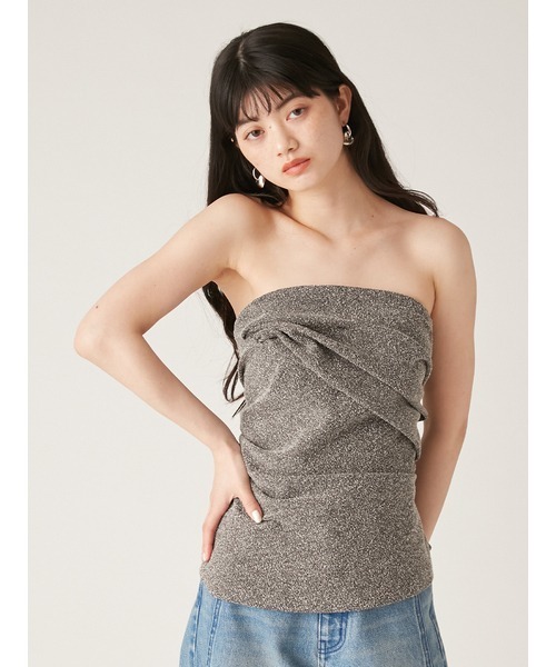「LILY BROWN」 コルセット ONE SIZE ベージュ レディースの画像