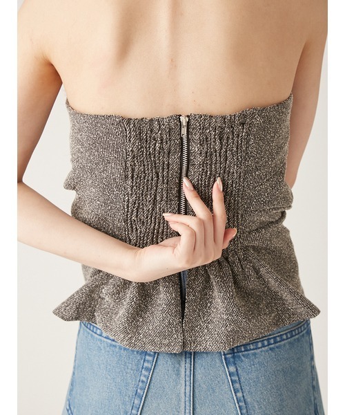 「LILY BROWN」 コルセット ONE SIZE ベージュ レディースの画像