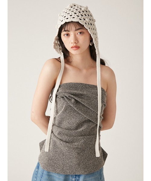 「LILY BROWN」 コルセット ONE SIZE ベージュ レディースの画像