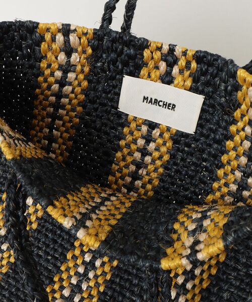 「MARCHER」 トートバッグ ONE SIZE ネイビー レディース_画像4