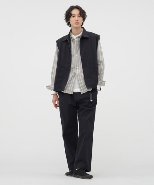 「MHL.」 長袖シャツ MEDIUM グレー メンズの画像
