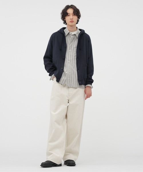 「MHL.」 長袖シャツ MEDIUM グレー メンズの画像