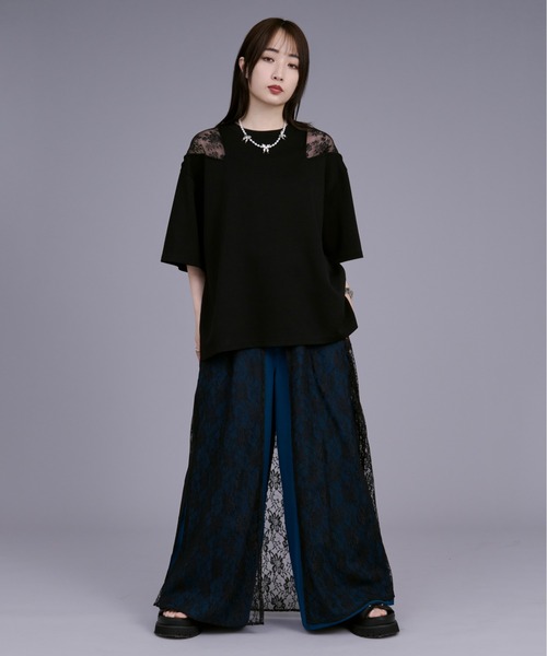 「Ellno Loset」 7分袖Tシャツ SMALL オフホワイト メンズ_画像2
