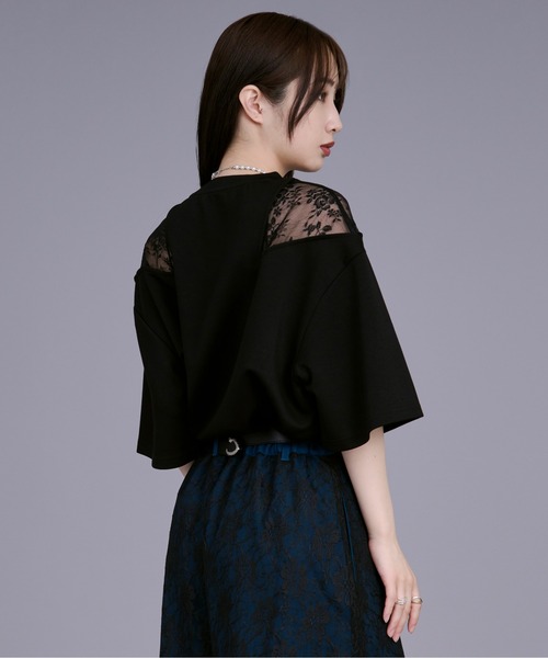 「Ellno Loset」 7分袖Tシャツ SMALL オフホワイト メンズ_画像7