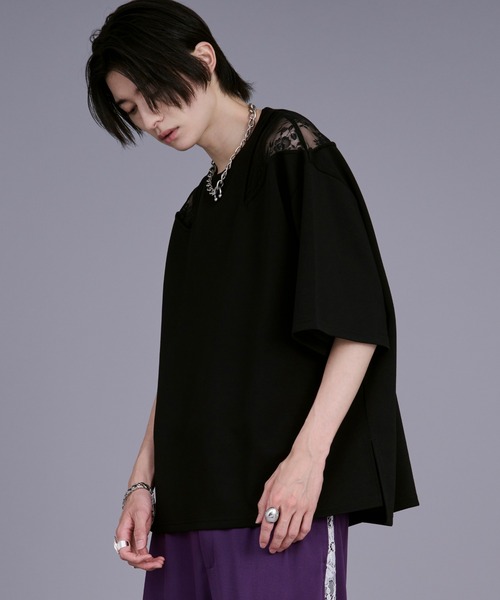 「Ellno Loset」 7分袖Tシャツ SMALL オフホワイト メンズ_画像8