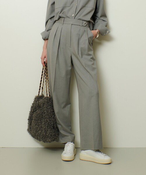 「allureville」 スラックス 1 グレー系その他 レディース_画像2