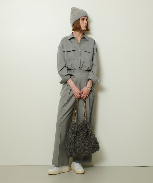 「allureville」 スラックス 1 グレー系その他 レディース_画像4