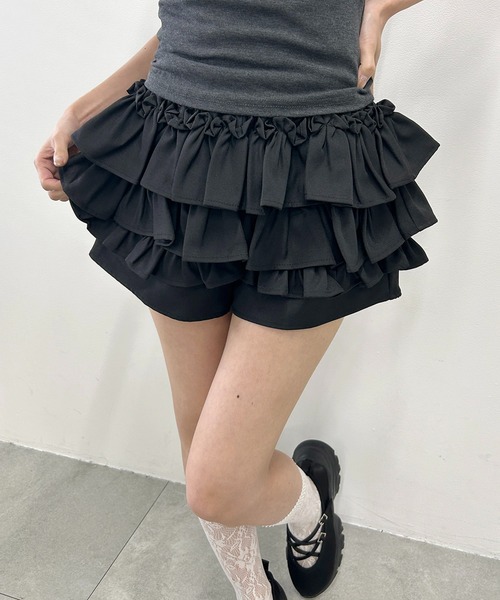 PHILLY（フィリー） パンツ フリルマイクロミニショートパンツ