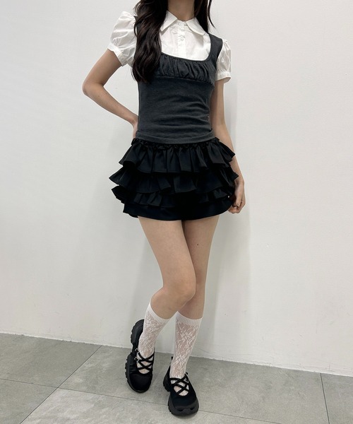 PHILLY（フィリー） パンツ フリルマイクロミニショートパンツ
