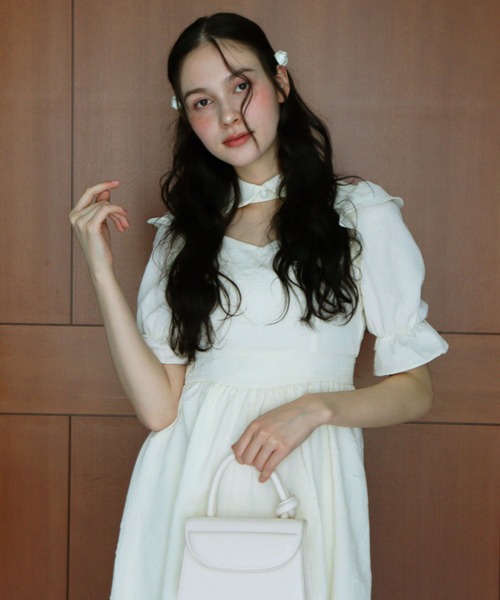 「TITTY&CO.」 半袖ワンピース MEDIUM ピンク レディース_画像5
