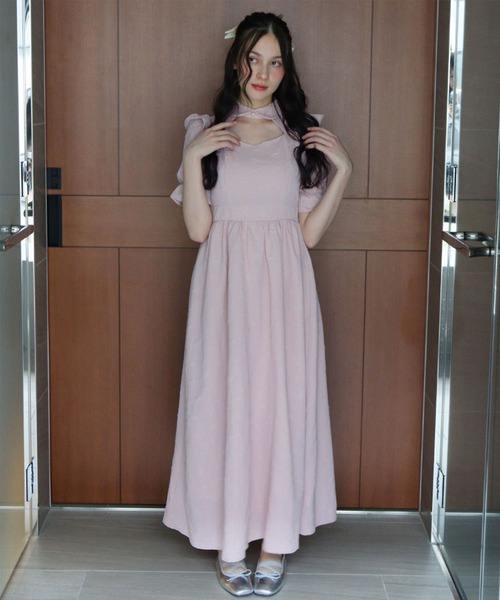 「TITTY&CO.」 半袖ワンピース MEDIUM ピンク レディース_画像7