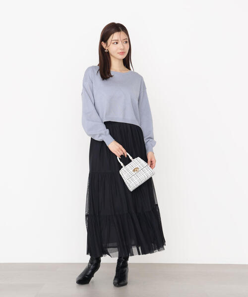 「PROPORTION BODY DRESSING」 フレアスカート MEDIUM ホワイト系その他 レディース_画像4